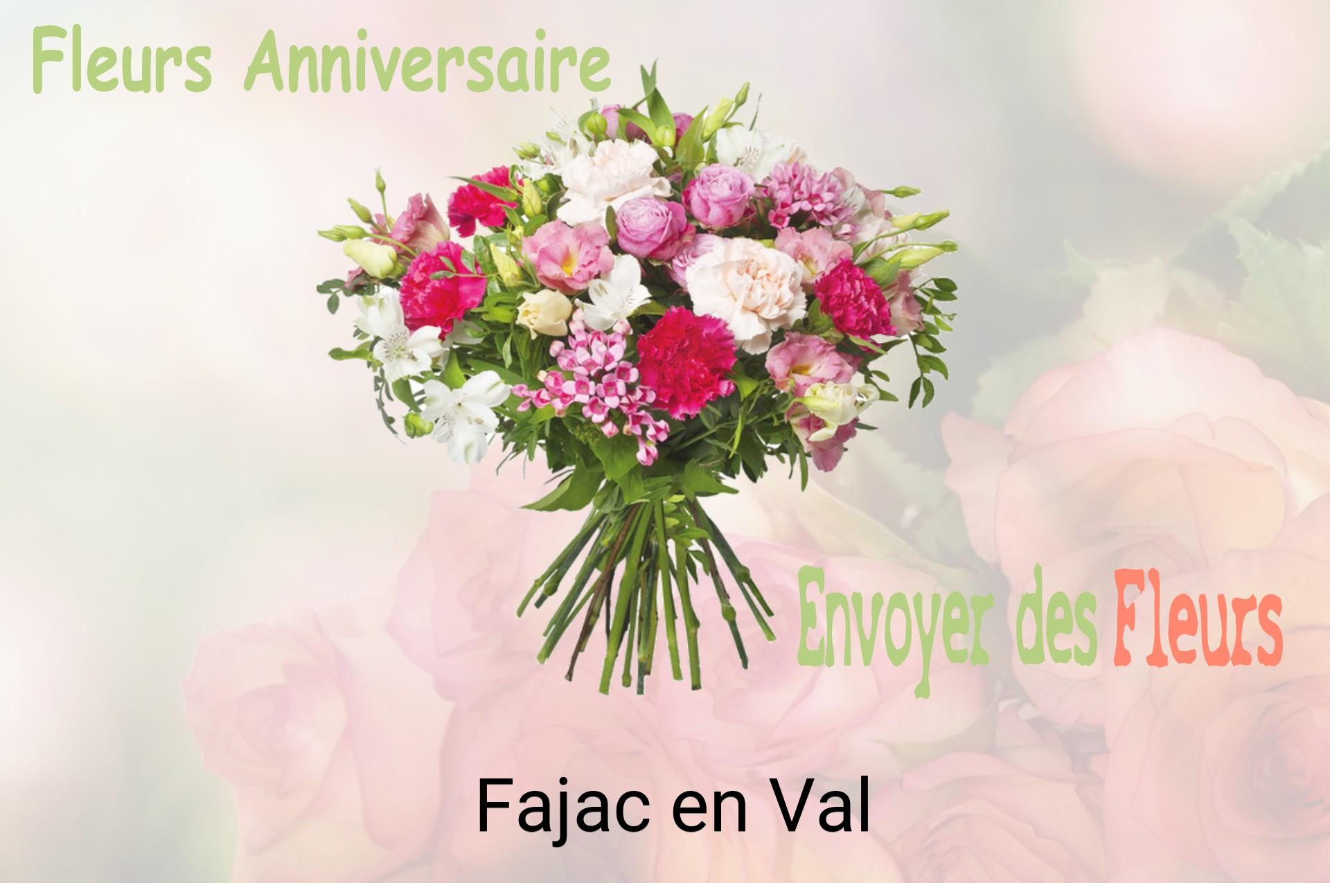 Bouquet de fleurs d’anniversaire livré à Fajac-en-Val